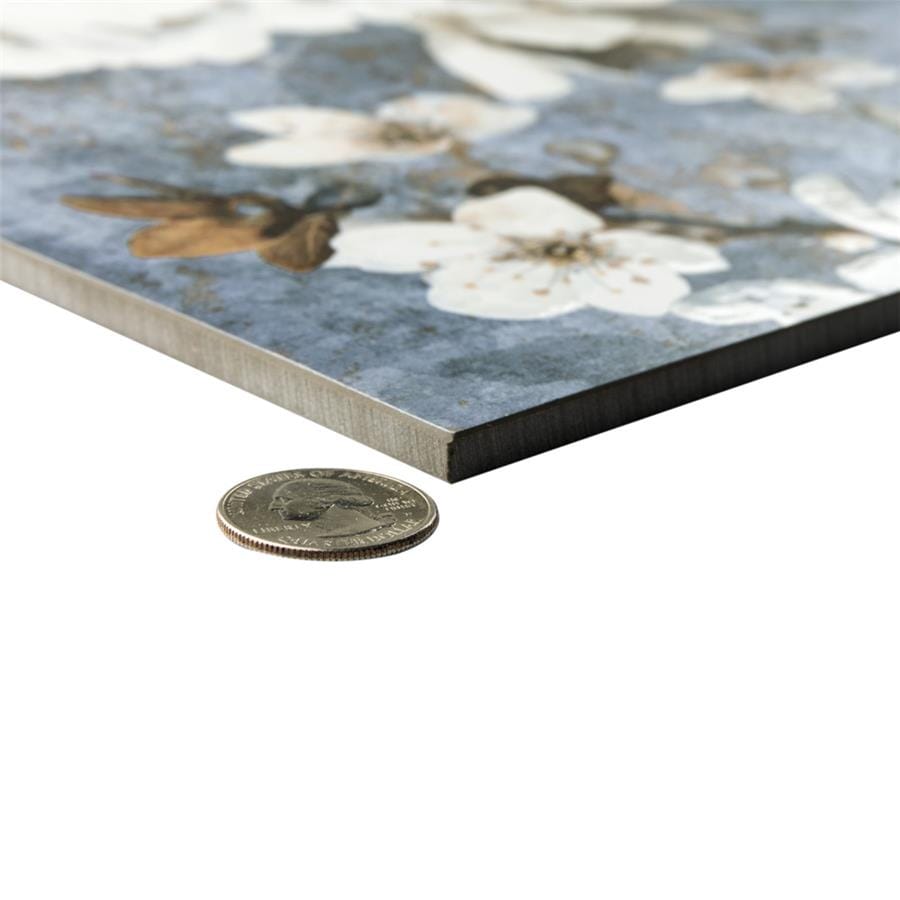 Parete Setoso Blue 23.5x47 Porcelain Tile Merola