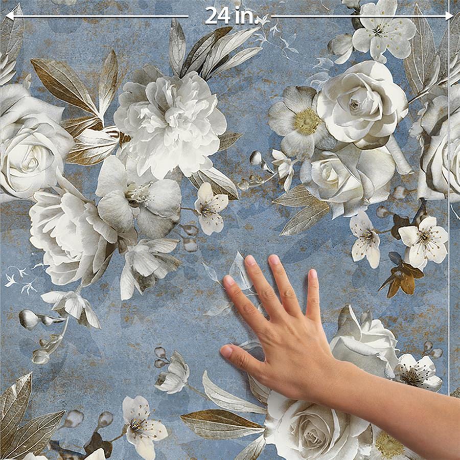 Parete Setoso Blue 23.5x47 Porcelain Tile Merola