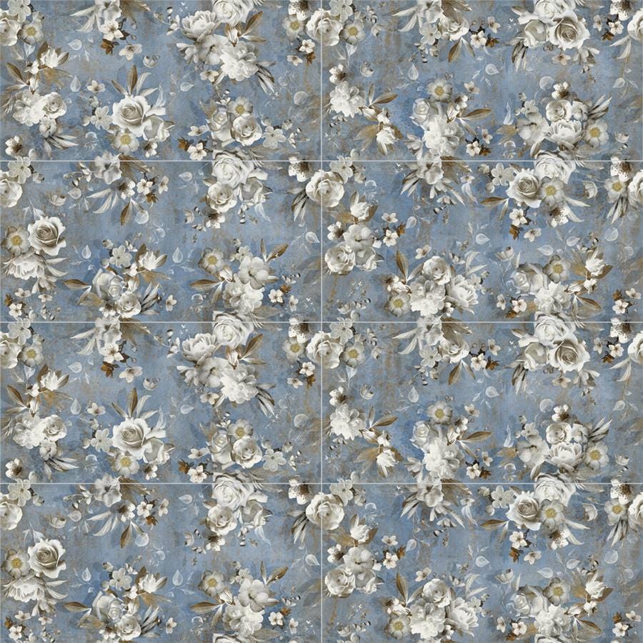 Parete Setoso Blue 23.5x47 Porcelain Tile Merola