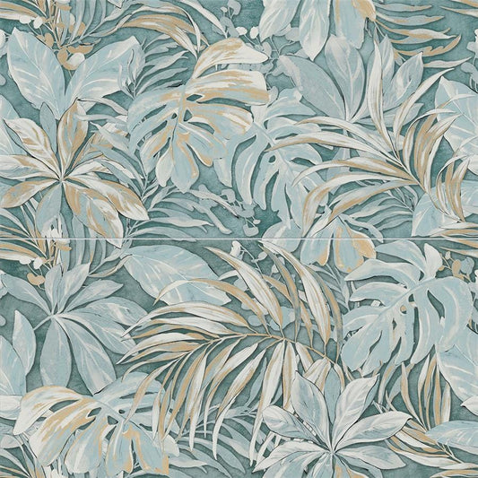 Parete Tropici Blue 23.5x47 Porcelain Tile Merola