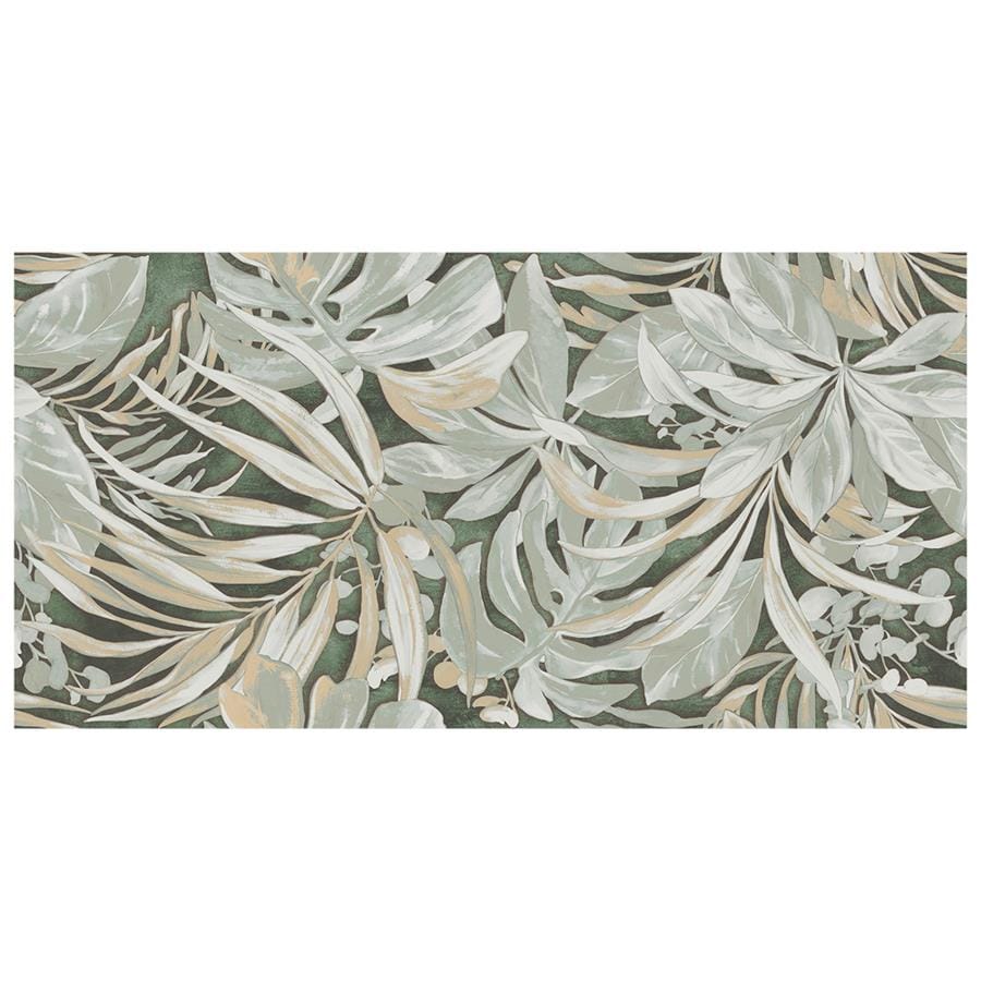 Parete Tropici Green 23.5x47 Porcelain Tile Merola