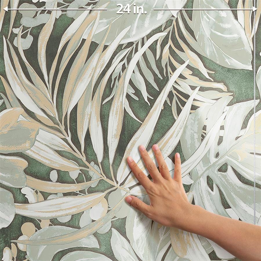 Parete Tropici Green 23.5x47 Porcelain Tile Merola