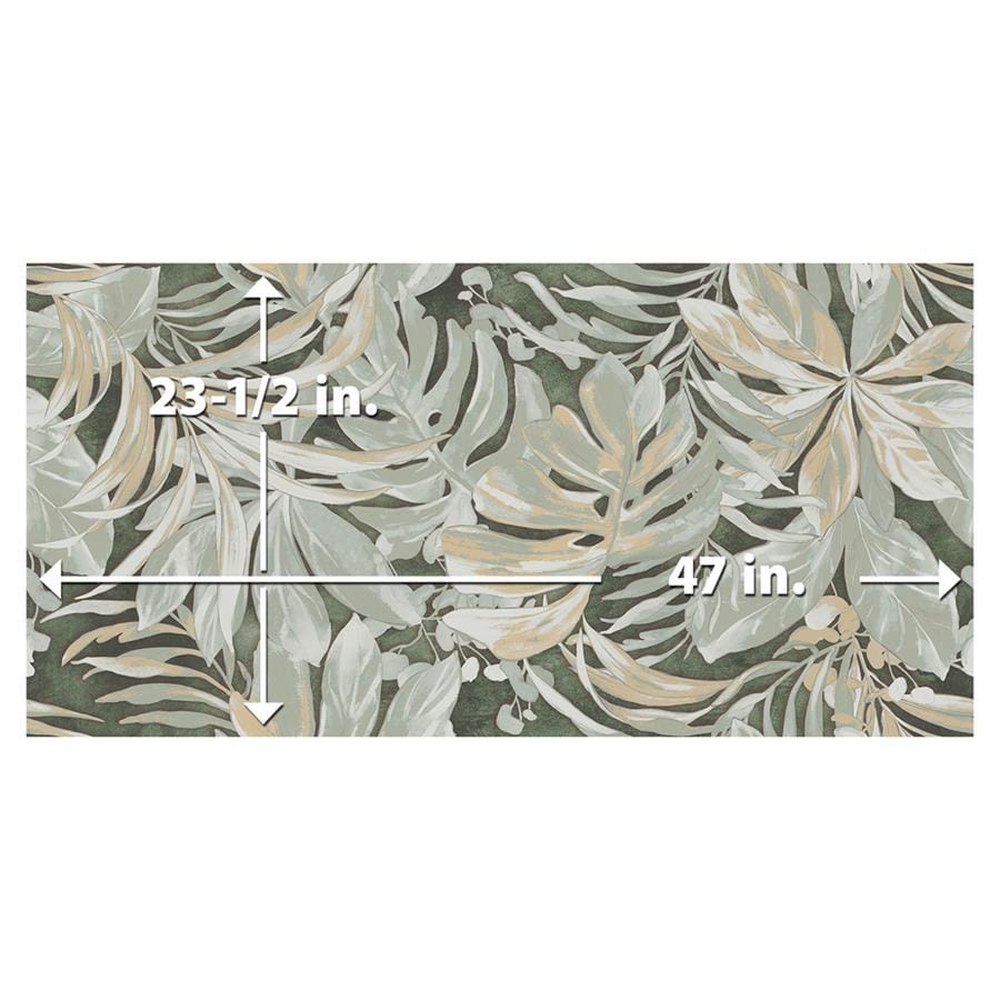 Parete Tropici Green 23.5x47 Porcelain Tile Merola