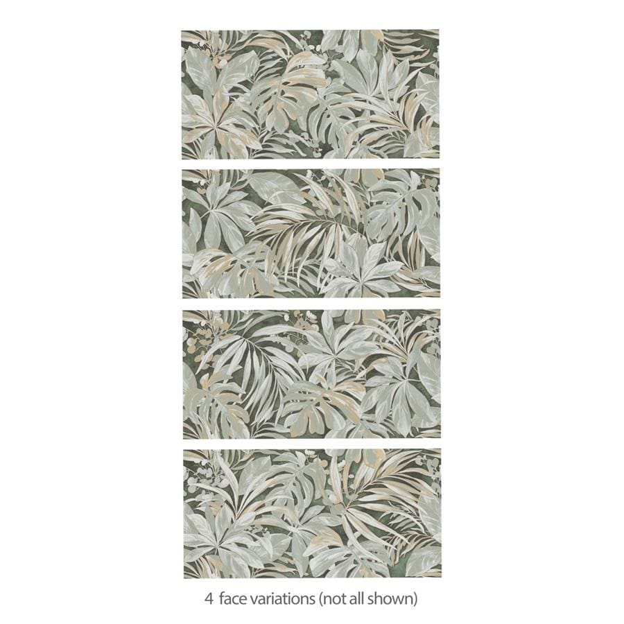 Parete Tropici Green 23.5x47 Porcelain Tile Merola