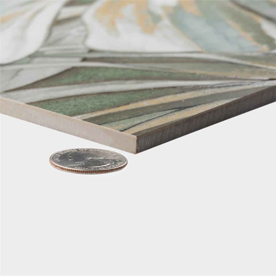 Parete Tropici Green 23.5x47 Porcelain Tile Merola