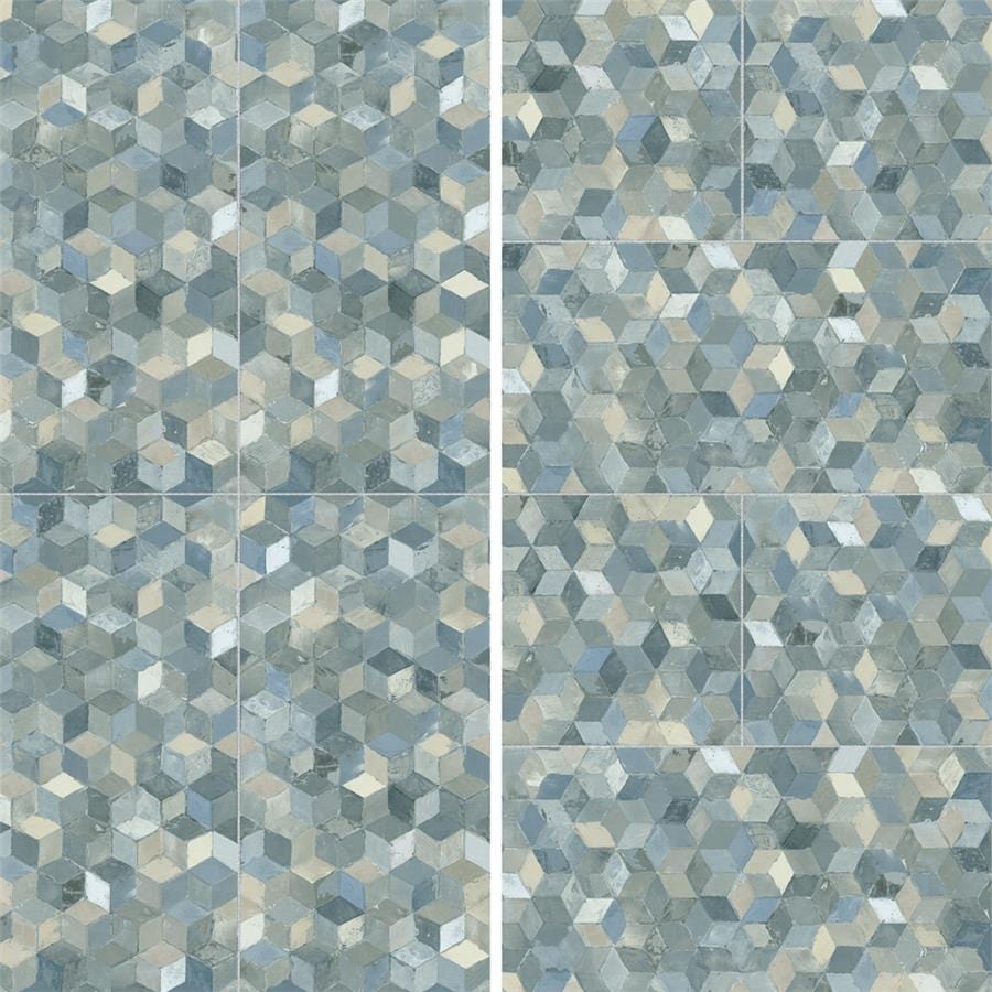 Pictura Faber Aquileia Blue 23.5x47 Porcelain Tile Merola
