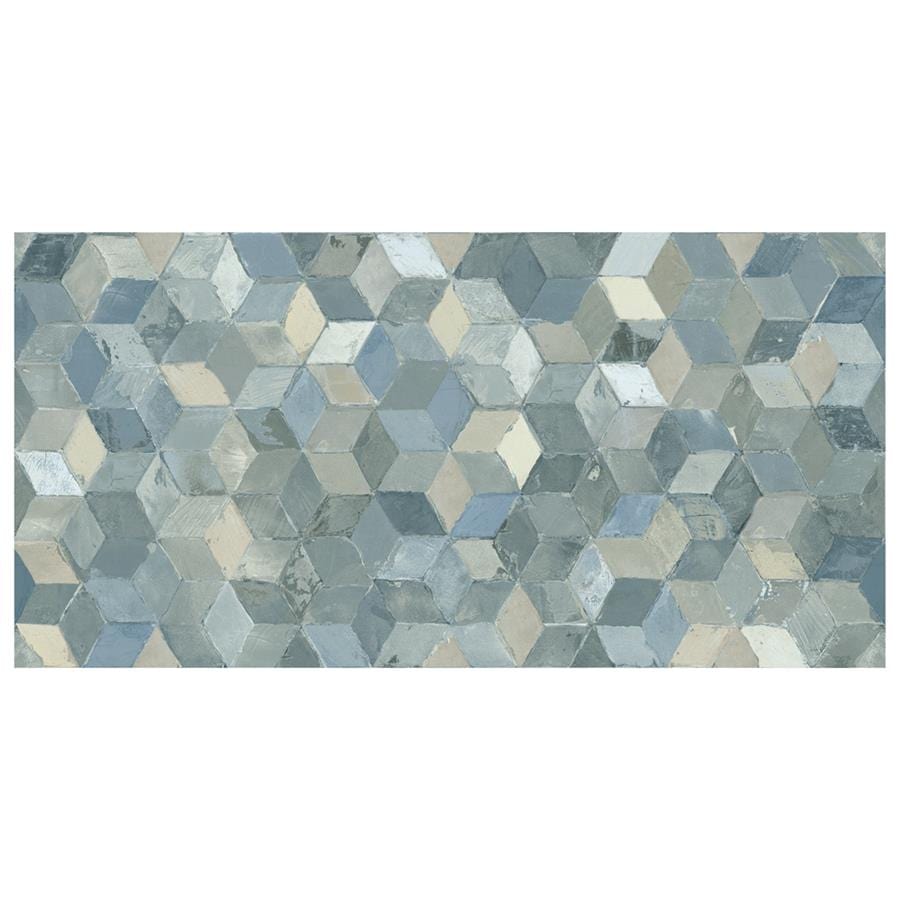 Pictura Faber Aquileia Blue 23.5x47 Porcelain Tile Merola