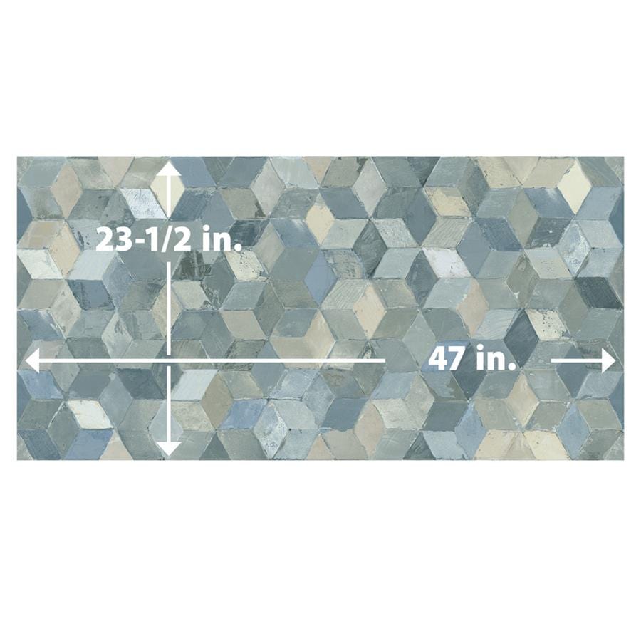 Pictura Faber Aquileia Blue 23.5x47 Porcelain Tile Merola