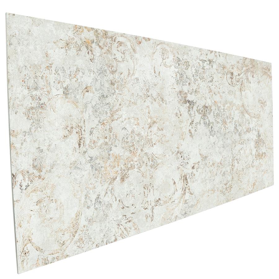 Pictura Frammenti White 23.5x47 Porcelain Tile Merola