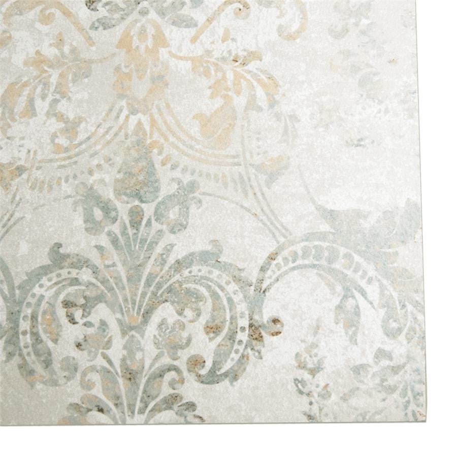 Pictura Frammenti White 23.5x47 Porcelain Tile Merola