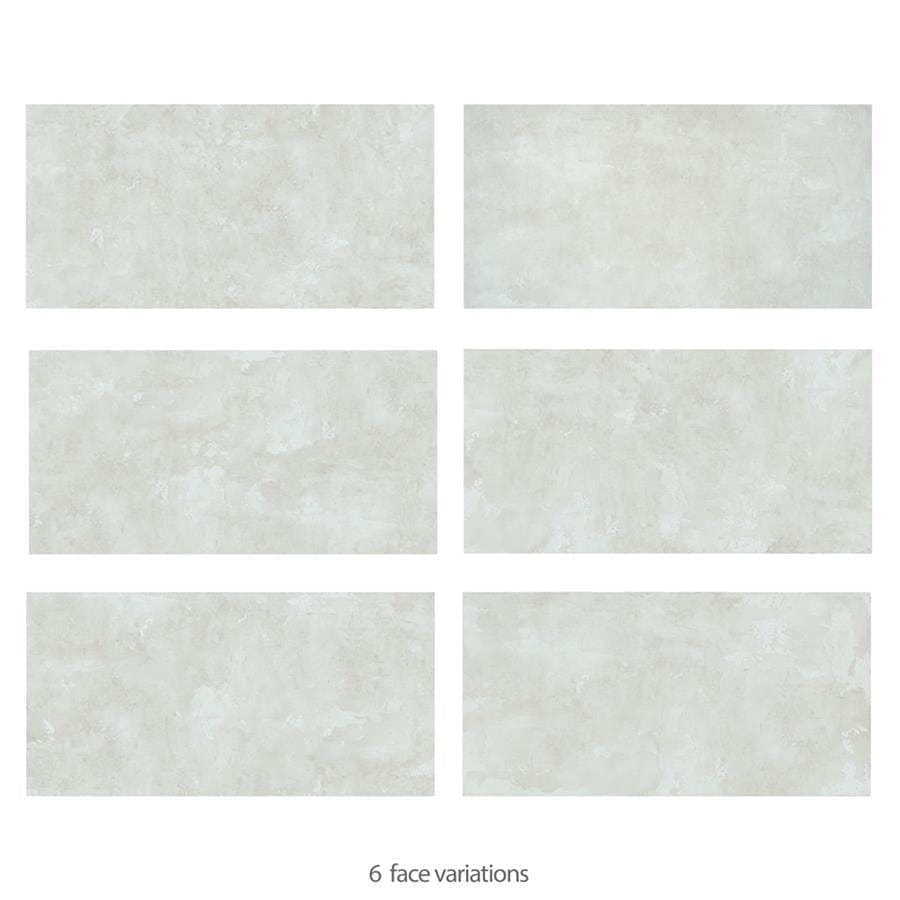 Pictura Luni White 23.5x47 Porcelain Tile Merola