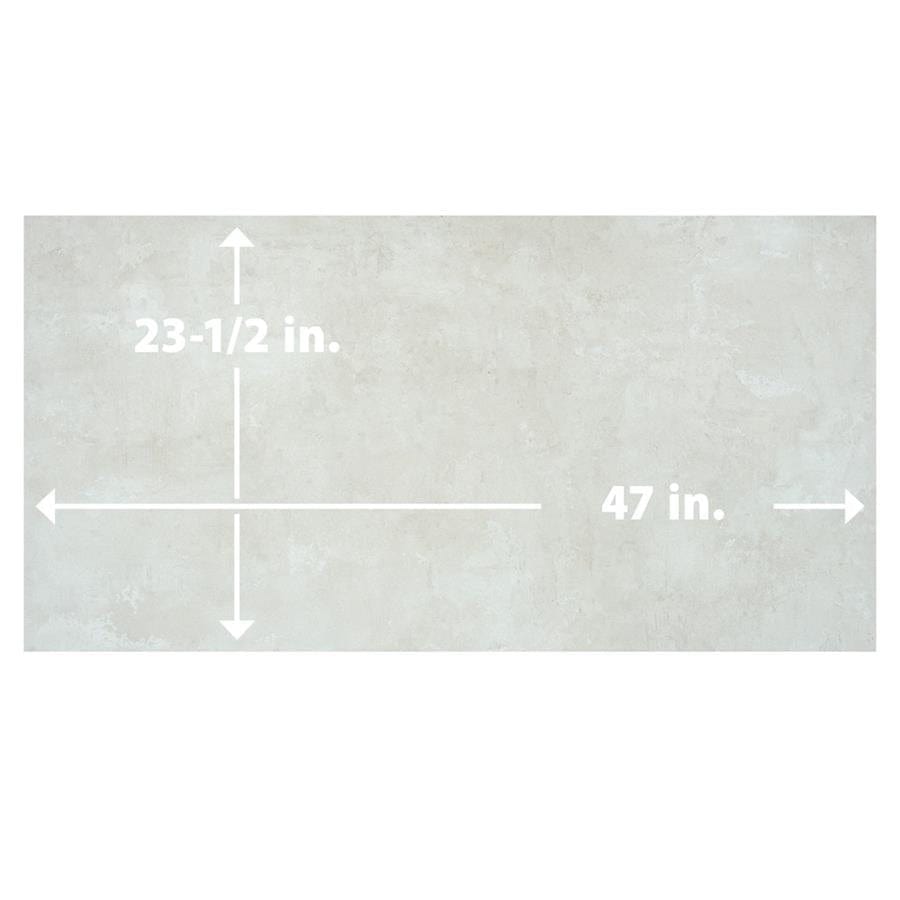 Pictura Luni White 23.5x47 Porcelain Tile Merola