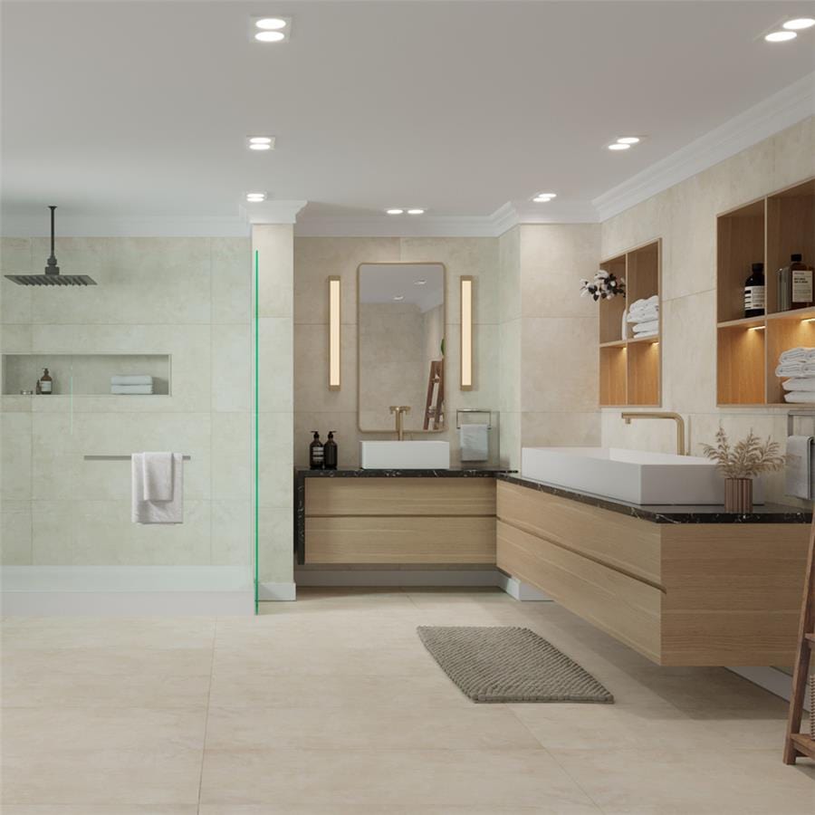 Pictura Veleia Beige 23.5x47 Porcelain Tile Merola