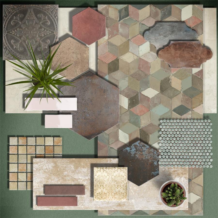 Pictura Veleia Beige 23.5x47 Porcelain Tile Merola