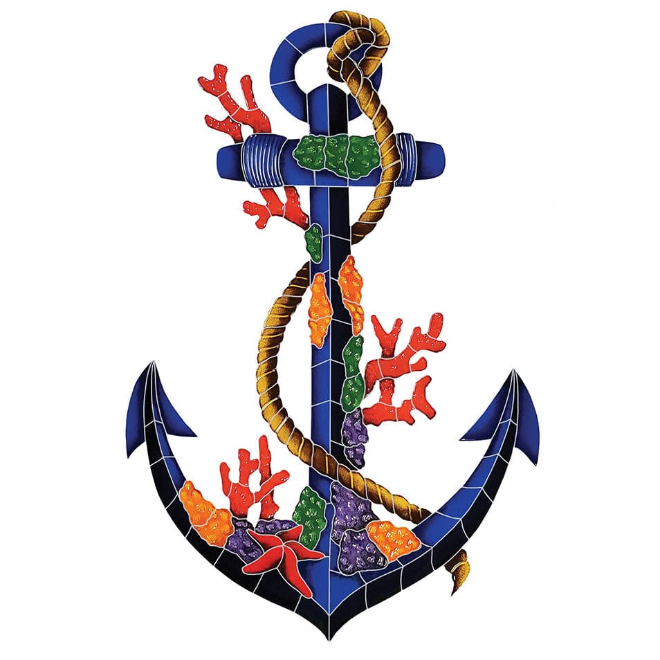 Anchor Ceramic Mosaics Pool Tile Ocean Pool Mosaics