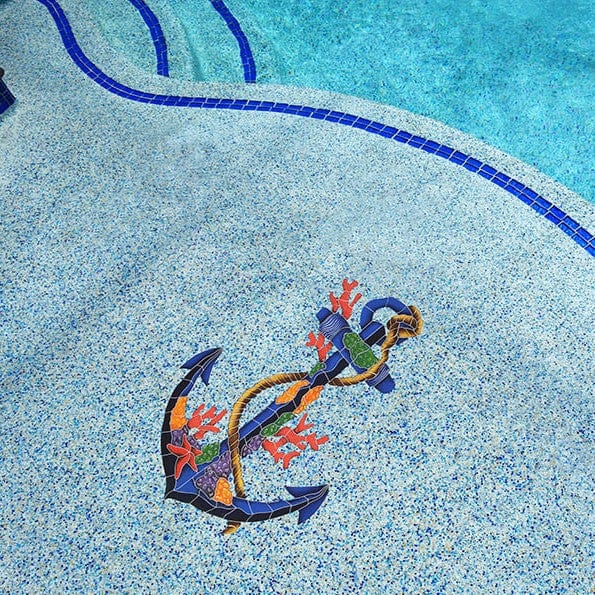 Anchor Ceramic Mosaics Pool Tile Ocean Pool Mosaics