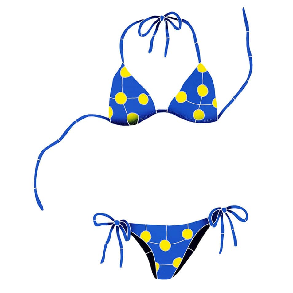 Bikini Blue Ceramic Mosaics Pool Tile Ocean Pool Mosaics