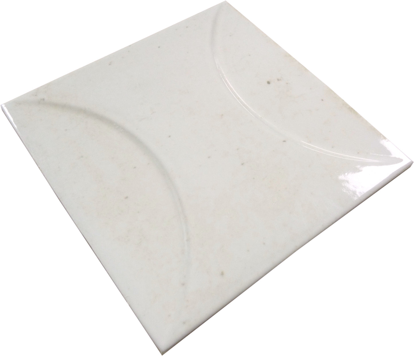 Boutique Antique White Relief 6x6 Porcelain Tile Ocean Pool Mosaics