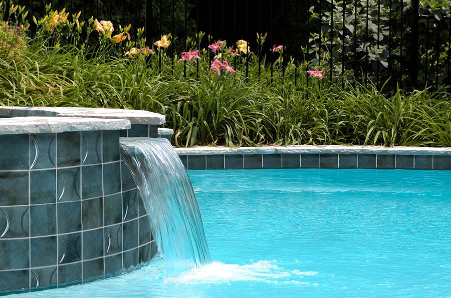 Boutique Prussian Blue Field 6x6 Porcelain Tile Ocean Pool Mosaics