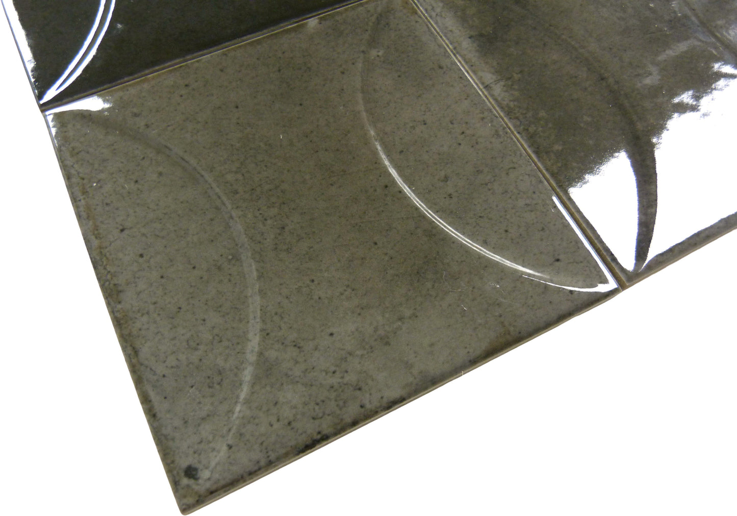 Boutique Ash Black Relief 6x6 Porcelain Tile Ocean Pool Mosaics