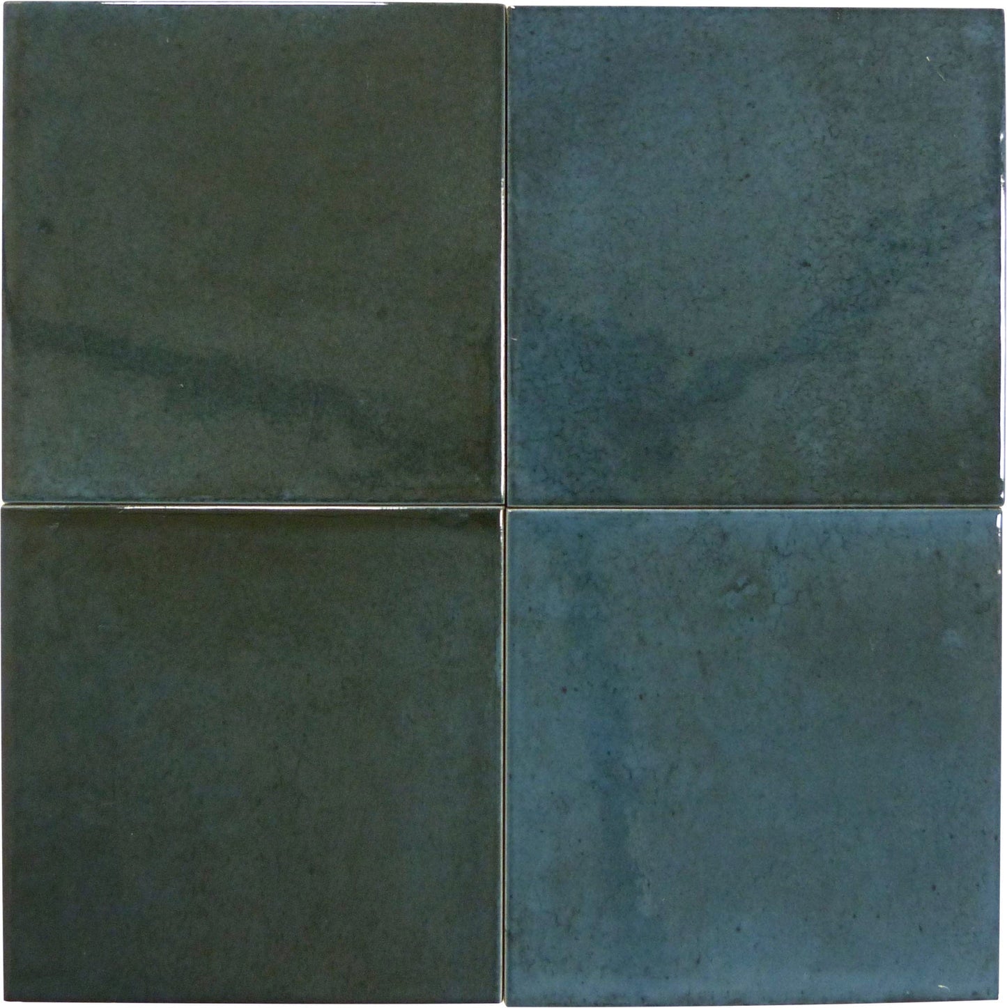 Boutique Prussian Blue Field 6x6 Porcelain Tile Ocean Pool Mosaics