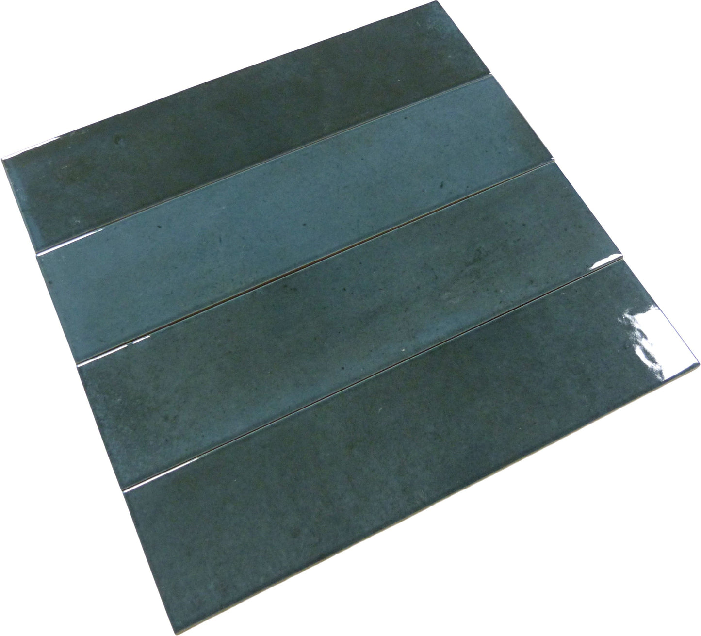 Boutique Prussian Blue Field 3x12 Porcelain Tile Ocean Pool Mosaics