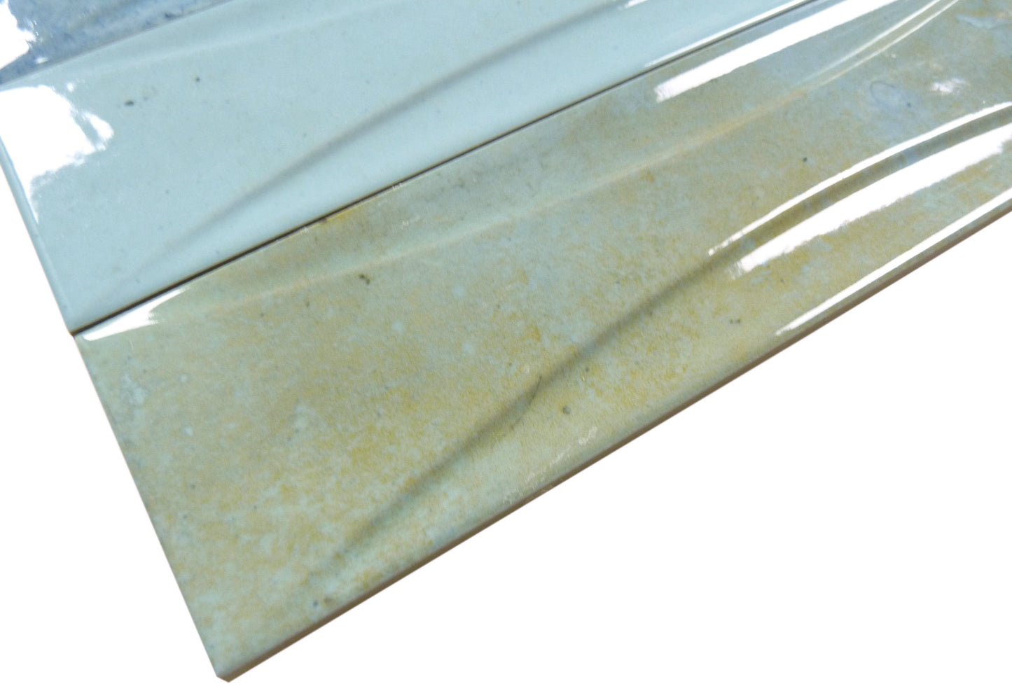 Boutique Verdigris Relief 3x12 Porcelain Tile Ocean Pool Mosaics