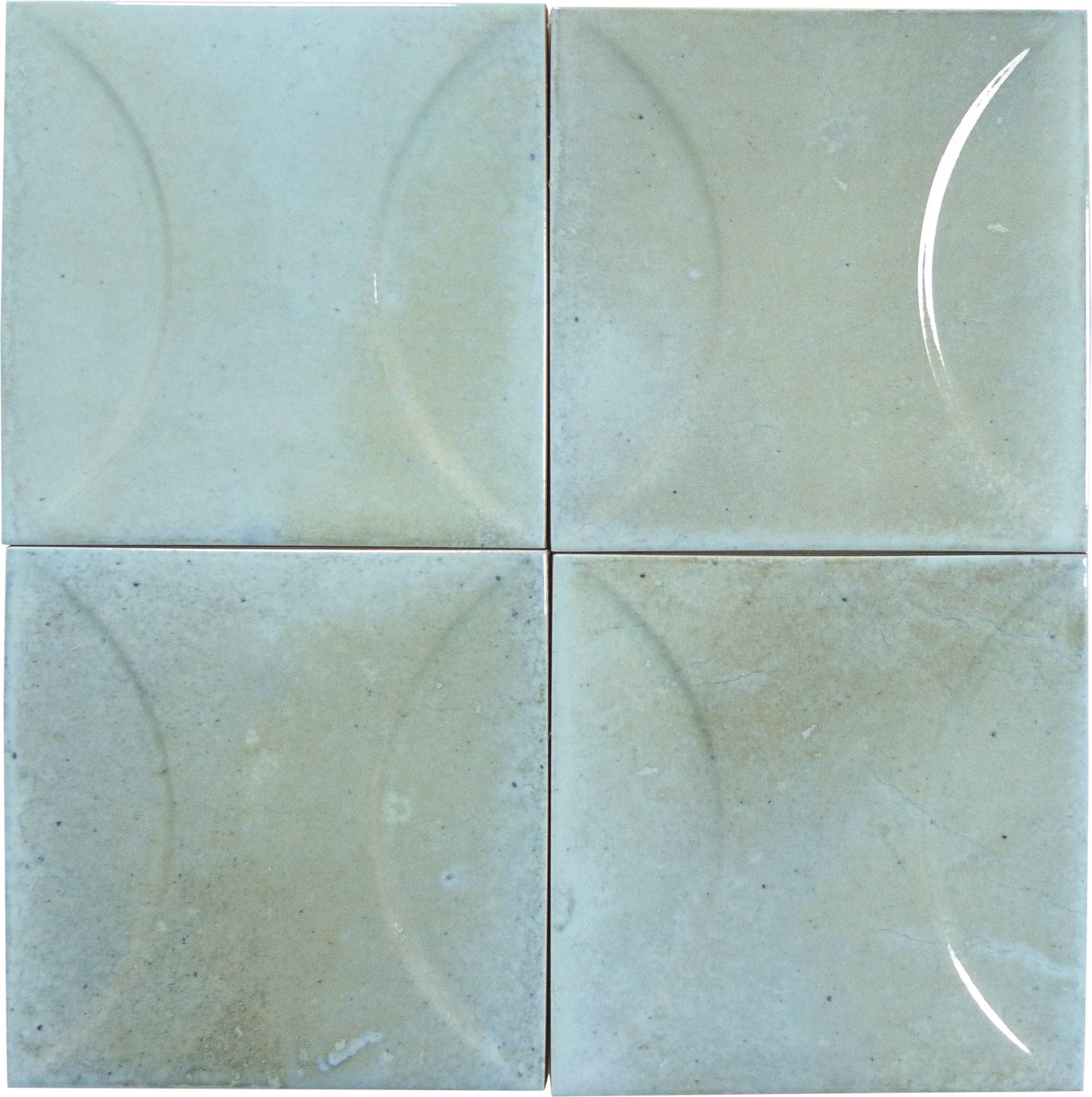 Boutique Verdigris Relief 6x6 Porcelain Tile Ocean Pool Mosaics
