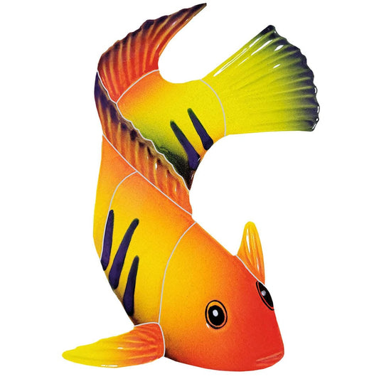 Flame Angelfish 8x7 Ceramic Mosaics Pool Tile Ocean Pool Mosaics