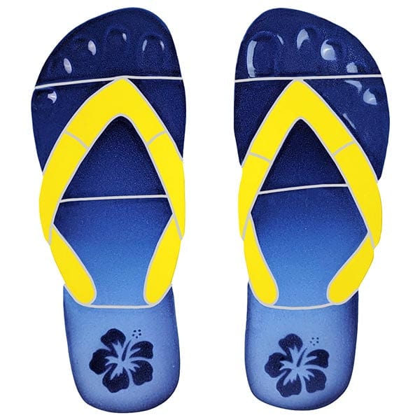 Flip Flops Yellow 9x8 Ceramic Mosaics Pool Tile Ocean Pool Mosaics