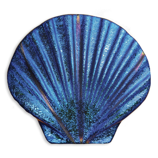 Fusion Sapphire Seashell 5" Porcelain Mosaics Pool Tile Ocean Pool Mosaics