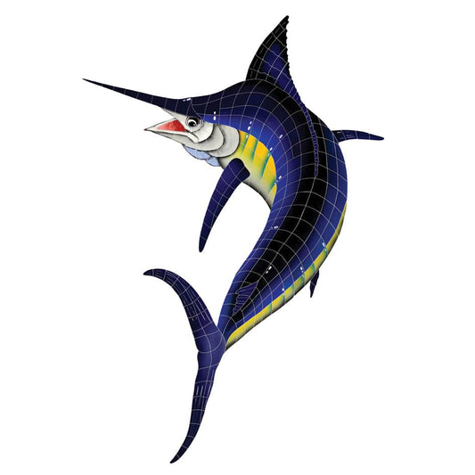 Marlin 80x54 Porcelain Mosaics Pool Tile Ocean Pool Mosaics