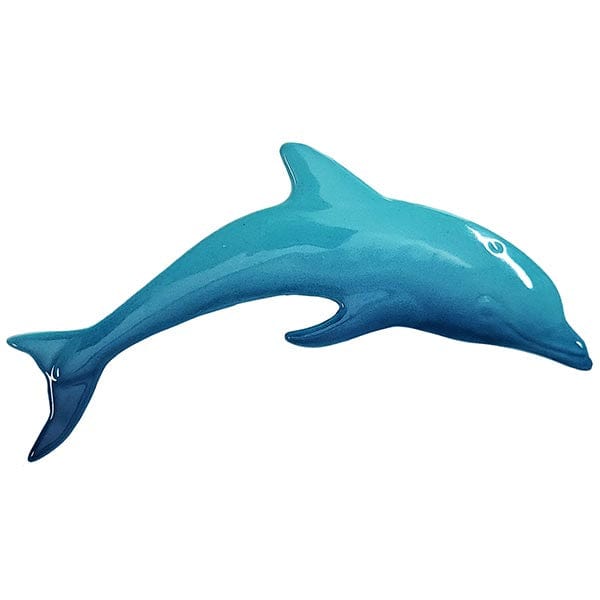 Mini Dolphin Aqua 6" Porcelain Mosaics Pool Tile Ocean Pool Mosaics