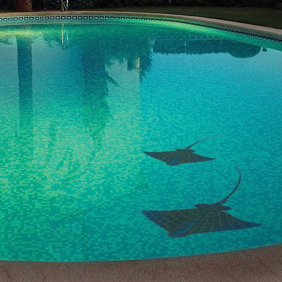 Ray 45x32 Porcelain Mosaics Pool Tile Ocean Pool Mosaics