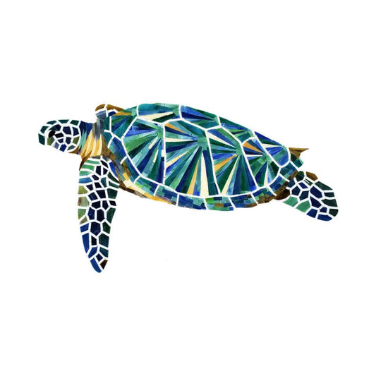 Sea Turtle 14x24 Glass Mosaics Pool Tile Ocean Pool Mosaics