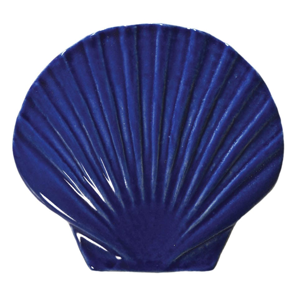 Seashell Blue 5" Porcelain Mosaics Pool Tile Ocean Pool Mosaics