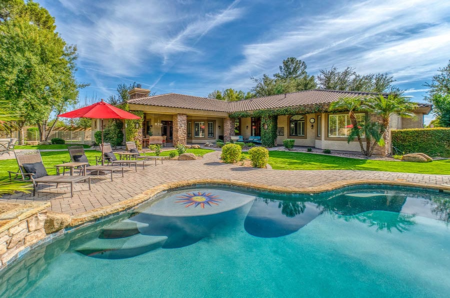 Sun Moon Medallion 36x37 Porcelain Mosaics Pool Tile Ocean Pool Mosaics