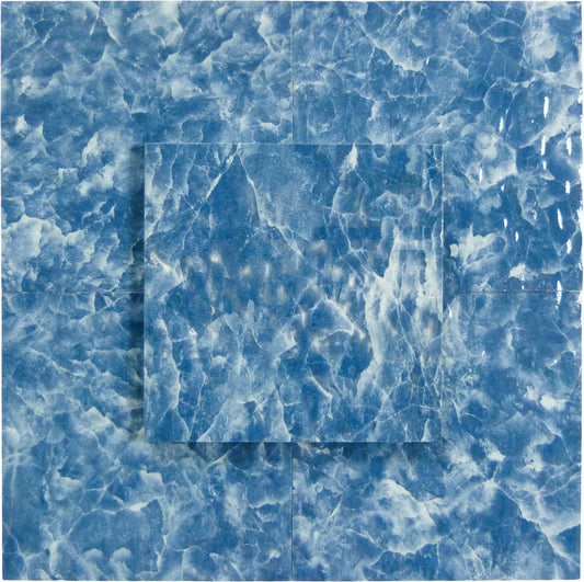 Alps Cobalt Blue 6x6 Glossy Porcelain Tile Royal Tile & Stone