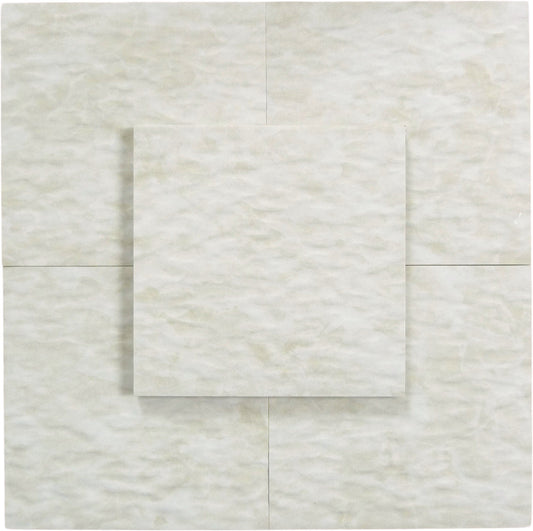 Alps Ice White 6x6 Glossy Porcelain Tile Royal Tile & Stone
