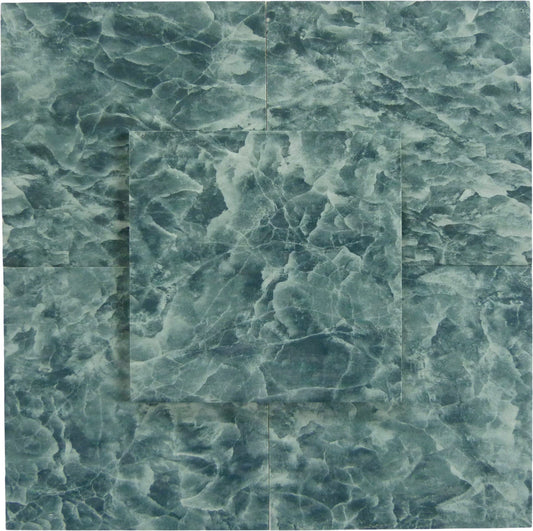 Alps Marine Green 6x6 Glossy Porcelain Tile Royal Tile & Stone