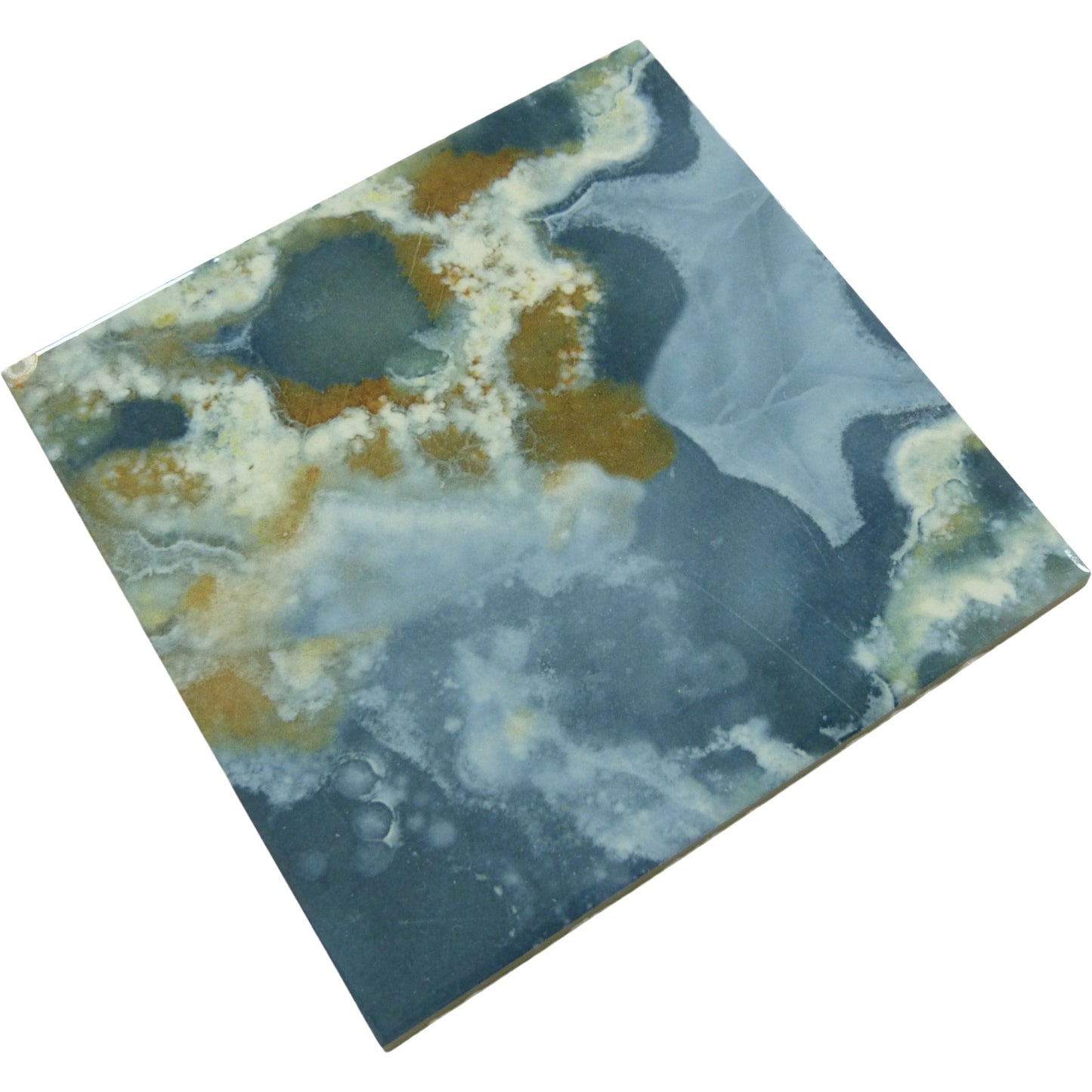 Cross Multicolor 6x6 Glossy Porcelain Tile Royal Tile & Stone