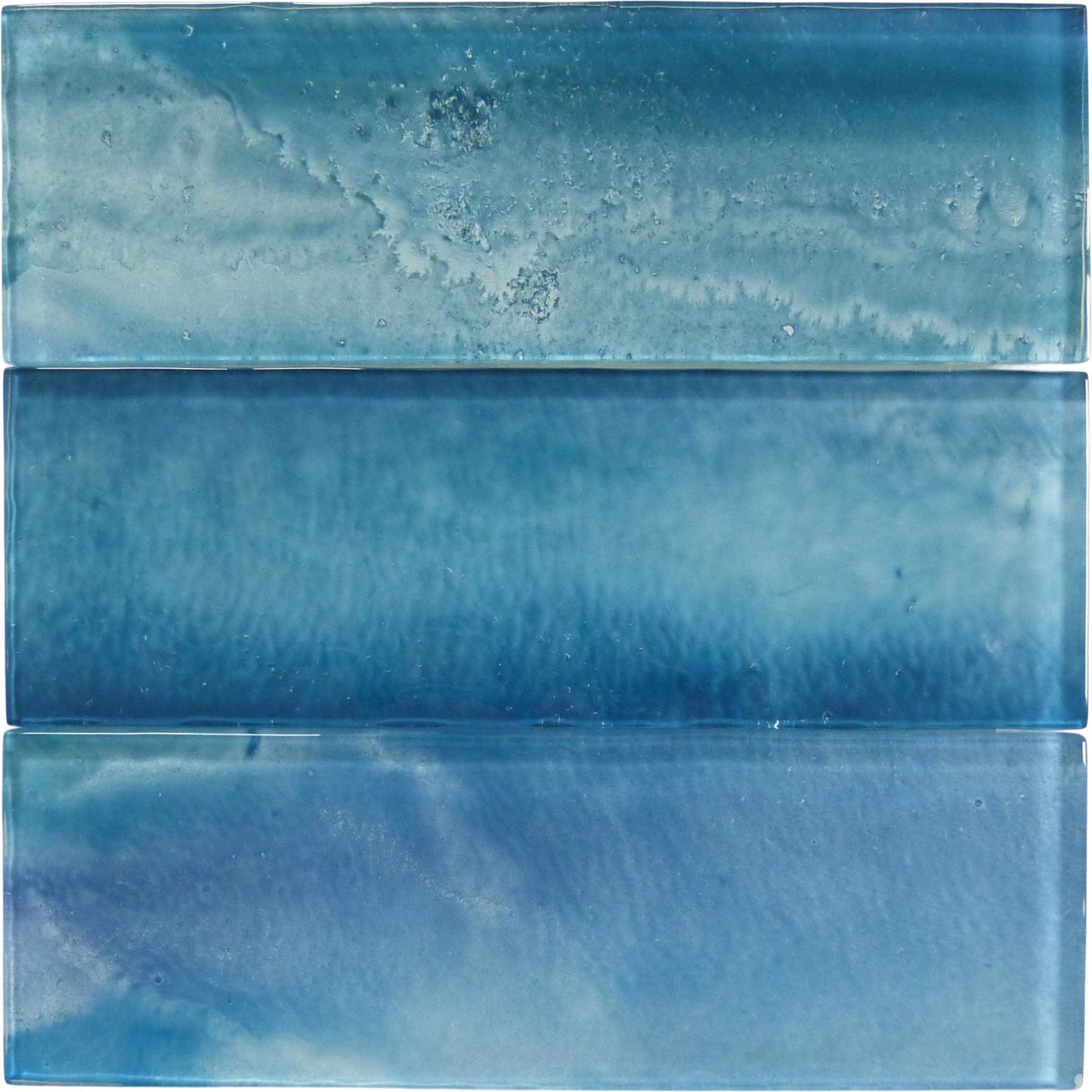 Gemstone Aquamarine 3×9 Glass Tile Royal Tile & Stone