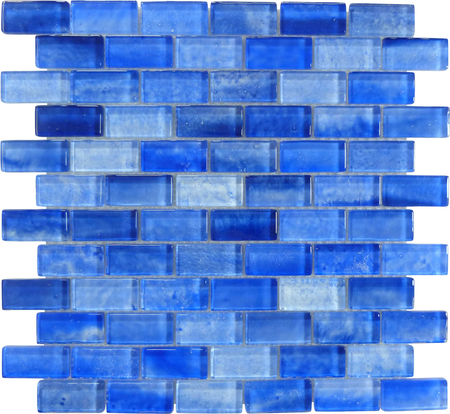 Gemstone Royal Blue 1x2 Mosaic Glass Tile Royal Tile & Stone