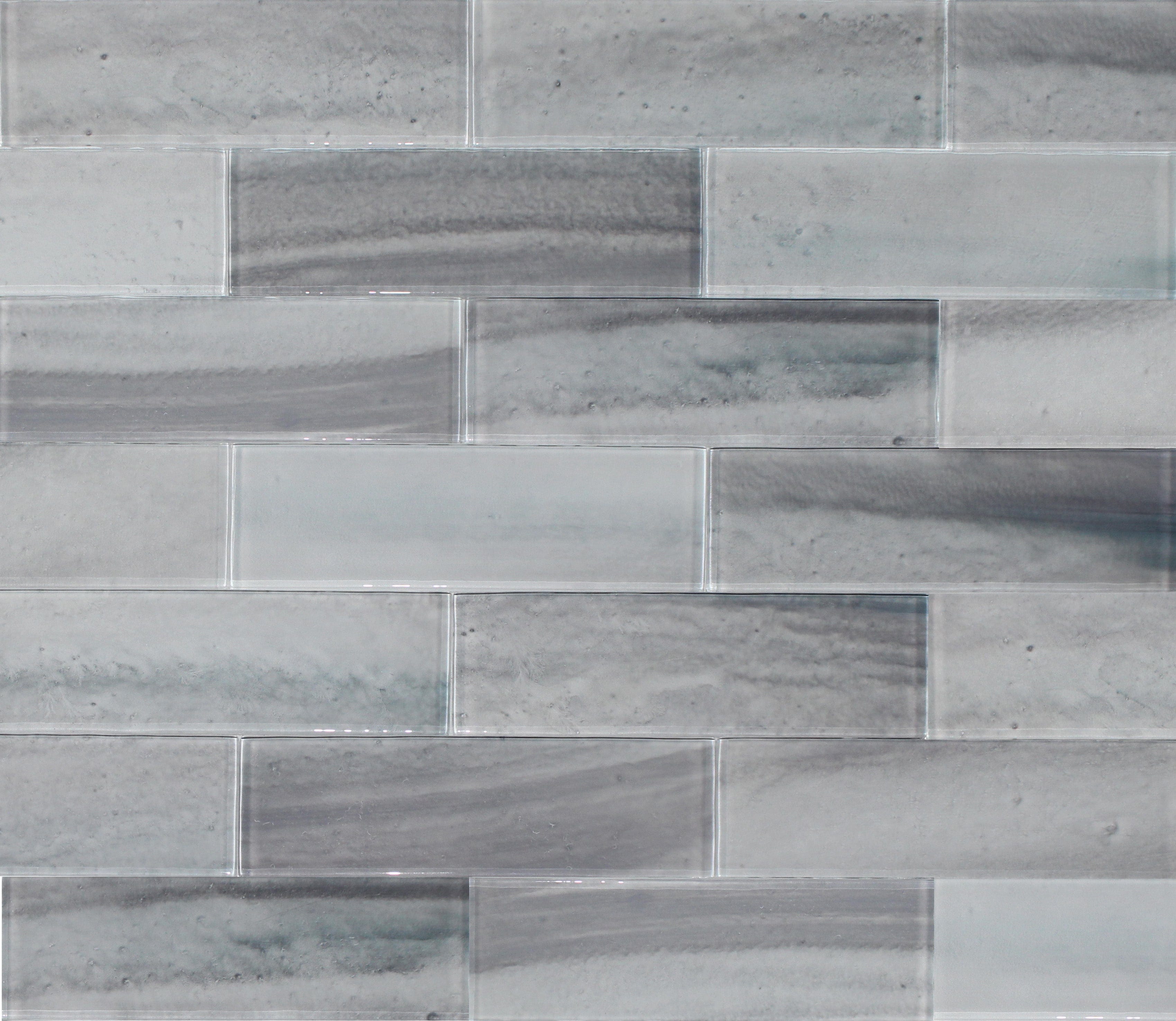 Gemstone Silver 3×9 Glass Field Tile Royal Tile & Stone