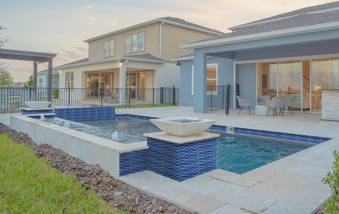 Ocean Wave Aqua Green 6×24 Glossy Porcelain Tile Royal Tile & Stone