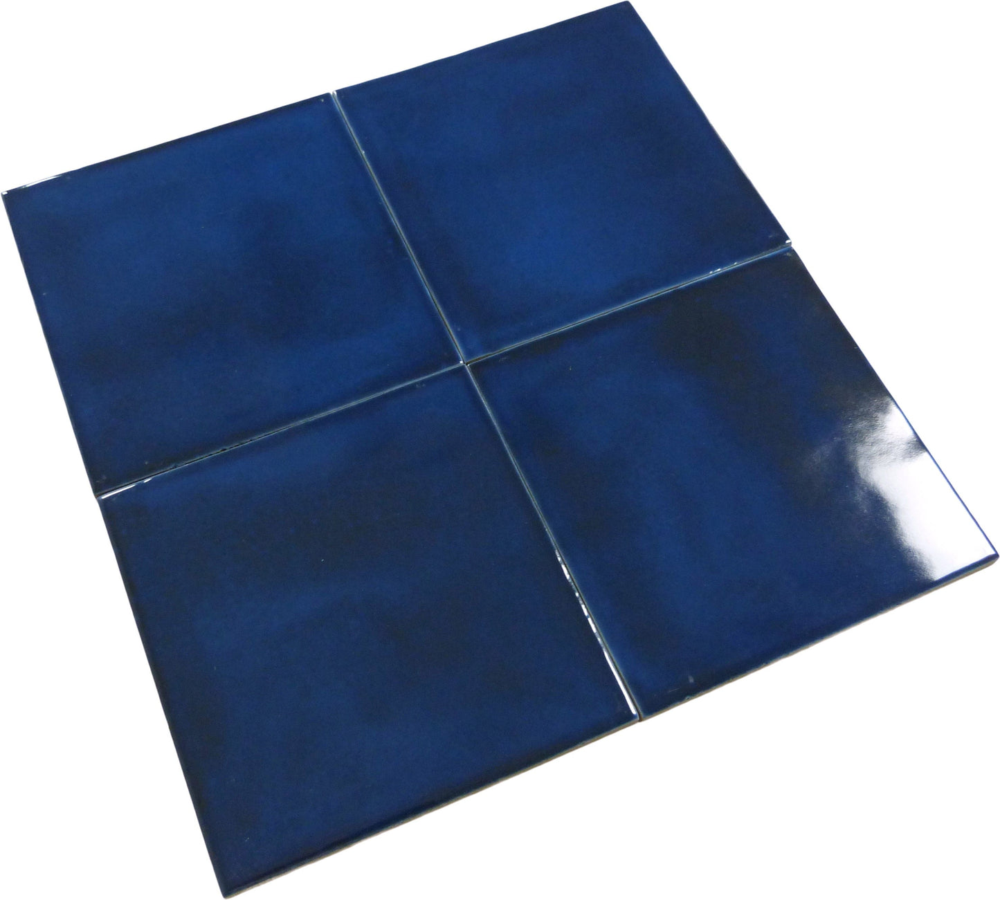 Sol Blue 6×6 Glossy Porcelain Tile Royal Tile & Stone