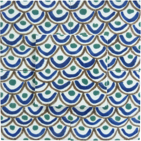 Sol Tappeto 1 6×6 Glossy Porcelain Tile Royal Tile & Stone