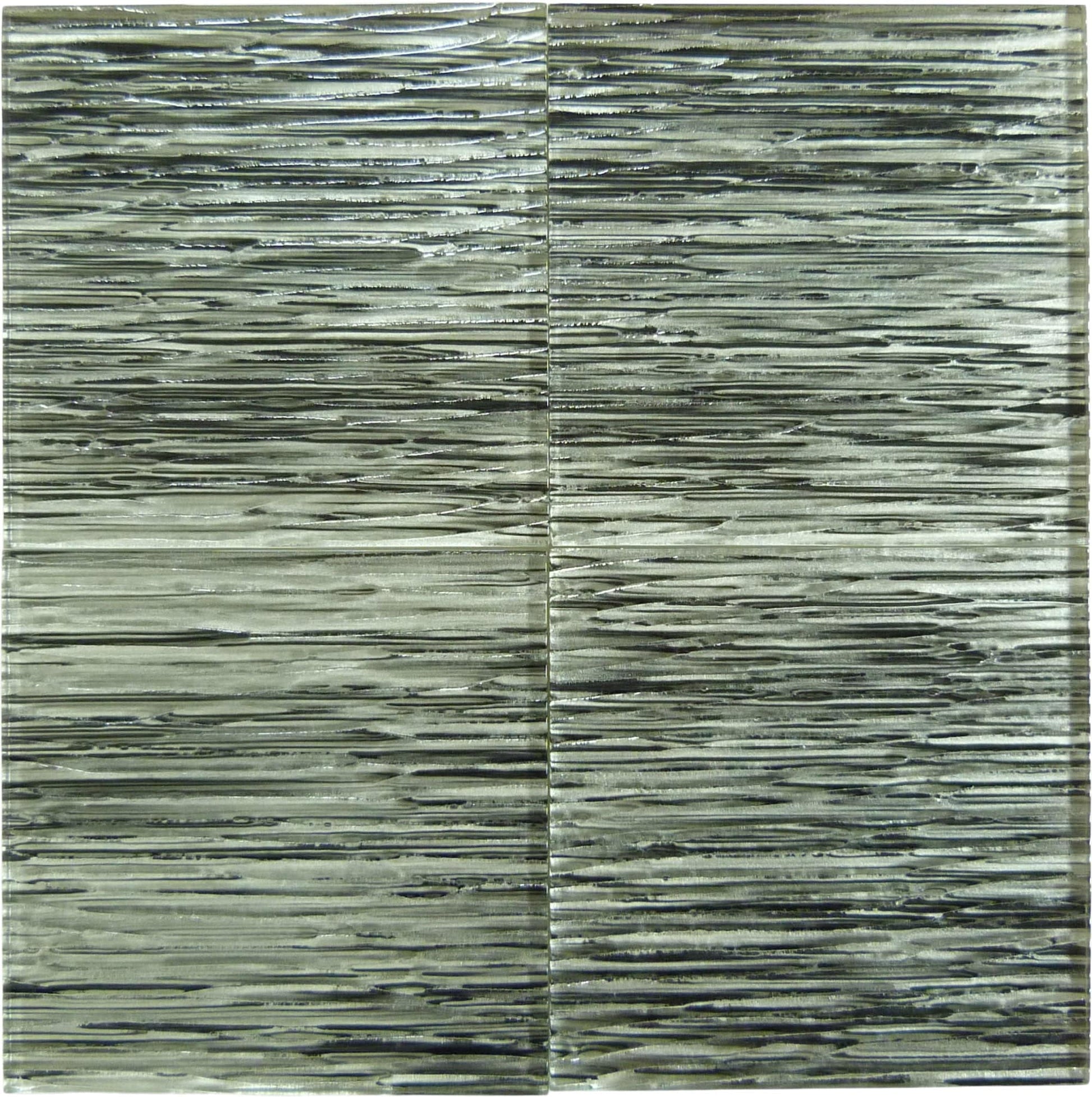 Rainbow Streak Dusk Grey 6x6 Glossy Glass Tile Royal Tile & Stone