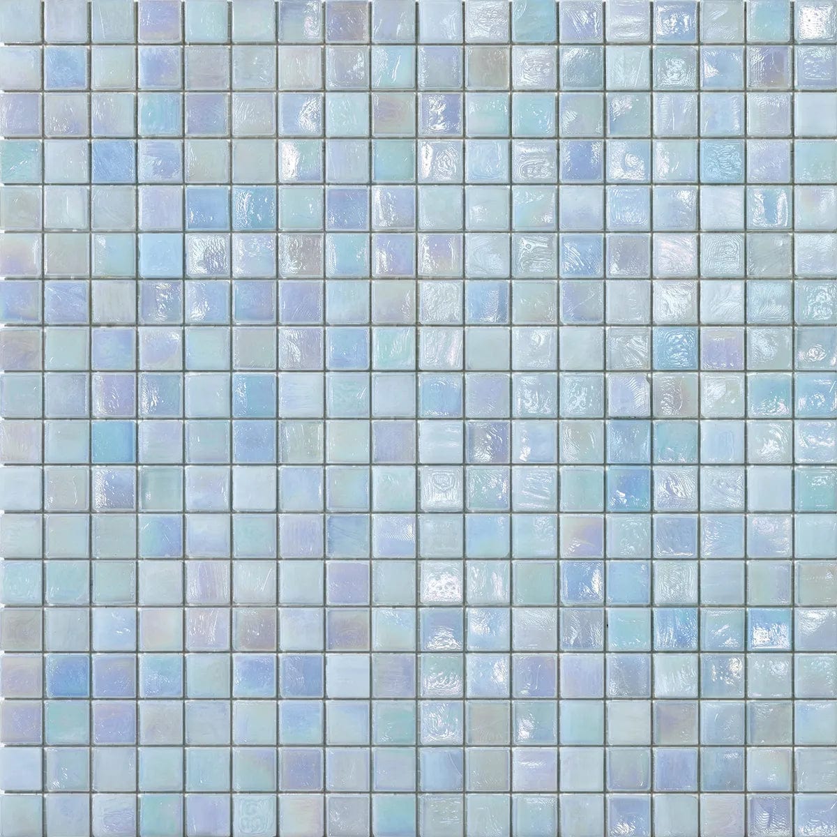 Iridium 5/8x5/8 Iris 1 Iridescent Glass Tile SICIS