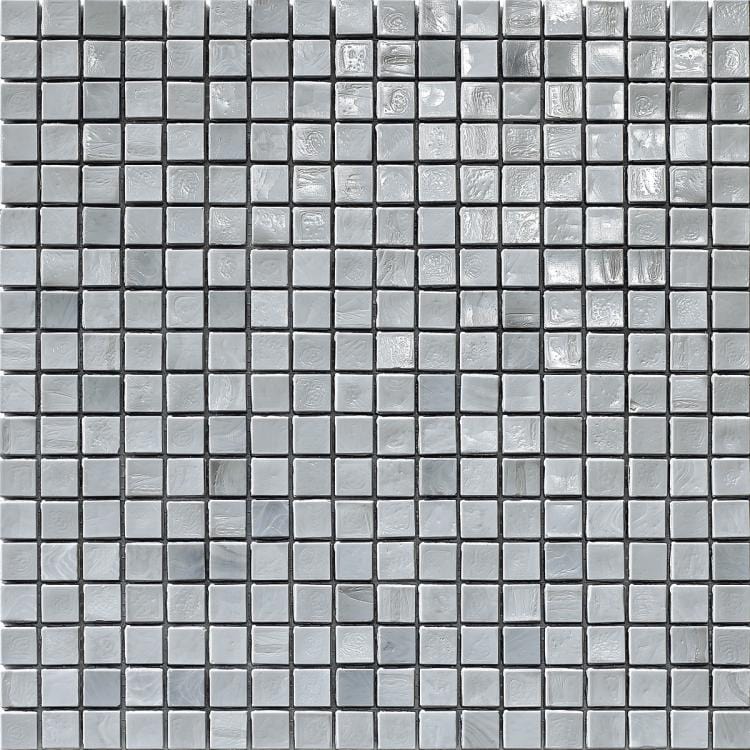 Murano Smalto 5/8x5/8 Titanium 1 Glass Tile SICIS